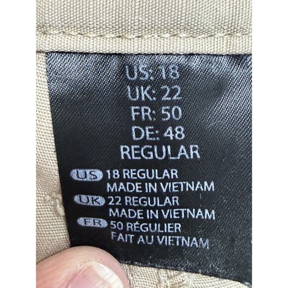 5.11 Tactical Pants Women’s Sz 18 Regular Khaki Ripstop Work Grunge - Picture 7 of 15